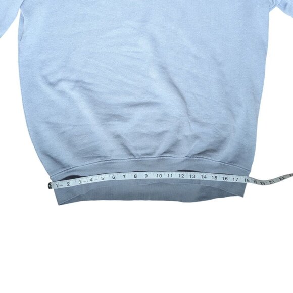 H&M Pastel Blue Oversized Crewneck Sweater Men Size Medium - Picture 7 of 12